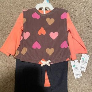 Heart Patterned Kids Shirt